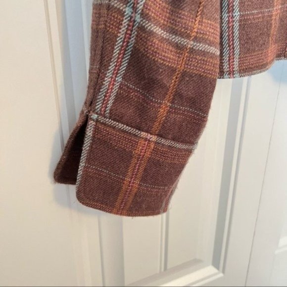 Nordstrom Frenchi Plaid Button Jacket Blazer Size Small - Picture 4 of 8